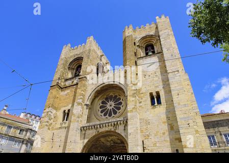 Cattedrale di Lisbona, la chiesa più antica di Lisbona, Portogallo, Europa Foto Stock