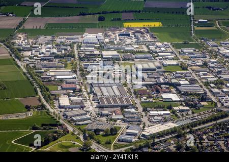 Zona industriale a sud di Lippstadt su Boekenfoerder Strasse Foto Stock