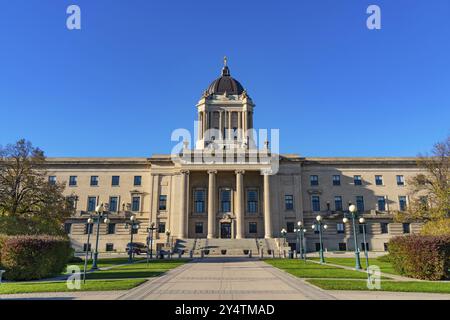 Manitoba legislative Building a Winnipeg, Canada, Nord America Foto Stock