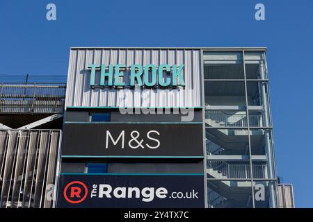 Parcheggio a più piani nel centro della città di Bury, nella Greater manchester, regno unito Foto Stock