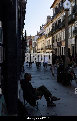 Fotografia di strada e di viaggio da Porto, Portogallo Foto Stock