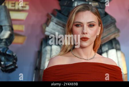 Londra, Regno Unito. 19 settembre 2024. Scarlett Johansson partecipa alla prima europea di "Transformers One" al Cineworld Leicester Square di Londra. Credito: SOPA Images Limited/Alamy Live News Foto Stock