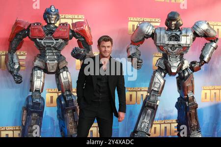 Londra, Regno Unito. 19 settembre 2024. Chris Hemsworth partecipa alla prima europea di "Transformers One" al Cineworld Leicester Square di Londra. (Foto di Fred Duval/SOPA Images/Sipa USA) credito: SIPA USA/Alamy Live News Foto Stock