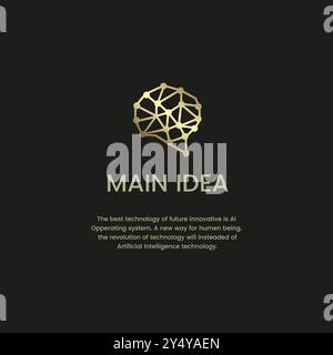 Diagramma dei cerchi di lusso del flusso di lavoro, opzioni, design degli elementi infografici, illustrazione vettoriale. Modello vettoriale dei concetti Golden e Premium Illustrazione Vettoriale