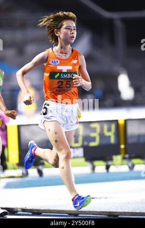 Uvance Todoroki Stadium di Fujitsu, Kanagawa, Giappone. 19 settembre 2024. Seira Fuwa, 19 SETTEMBRE 2024 - Atletica: Finale femminile dei 10000 m durante i 93th Japan University Athletics Championships all'Uvance Todoroki Stadium by Fujitsu, Kanagawa, Giappone. Crediti: Itaru Chiba/AFLO/Alamy Live News Foto Stock