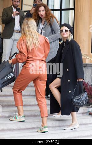 Diane Kruger arriva al Maria Cristina Hotel durante il 70° Festival Internazionale del Cinema di San Sebastian il 24 settembre 2022 a Donostia / San Sebastian, Spagna. Foto Stock