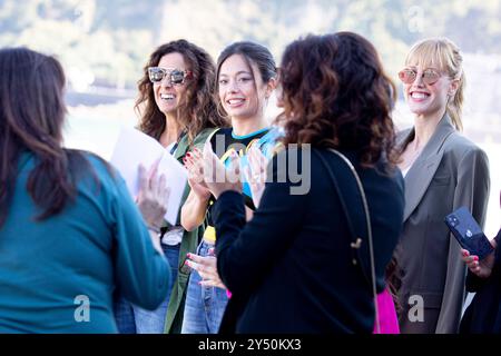 Natalia De Molina e l'attrice Anna Castillo hanno partecipato a "Facil/Simple" Photocall durante il 70° Festival Internazionale del Cinema di San Sebastian al Palazzo Kursaal il 21 settembre 2022 a Donostia / San Sebastian, Spagna. Foto Stock