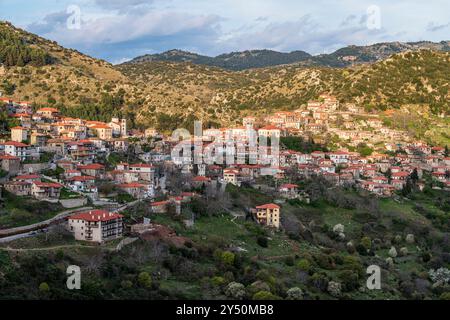 Dimitsana Village, Grecia Foto Stock