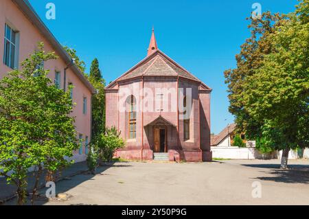 L'edificio è la chiesa luterana di San Giovanni nella città di Goygol, in Azerbaigian occidentale Foto Stock
