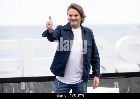 Fernando Tejero ha partecipato alla Photocall "Modelo 77" durante il 70° Festival Internazionale del Cinema di San Sebastian al Palazzo Kursaal il 16 settembre 2022 a Donostia / San Sebastian, Spagna. Foto Stock