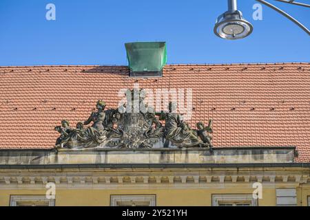 Alte Münze, Deutsch-Französisches Jugendwerk, Mühlendamm, Molkenmarkt, Mitte, Berlino, Deutschland *** alte Münze, Ufficio della gioventù tedesco-francese, Mühlendamm, Molkenmarkt, Mitte, Berlino, Germania Foto Stock