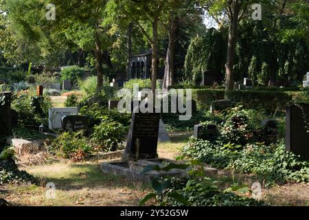 Il cimitero di Dorotheenstadt - il cimitero delle parrocchie di Dorotheenstadt e Friedrichswerder - Mitte Berlin, Germania Foto Stock