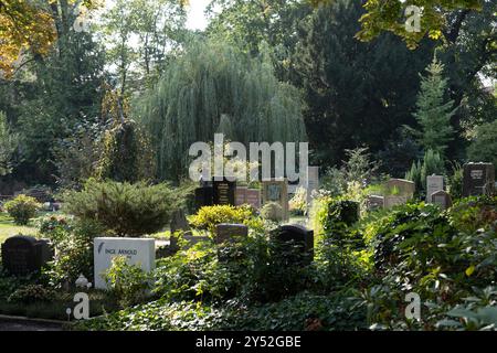 Il cimitero di Dorotheenstadt - il cimitero delle parrocchie di Dorotheenstadt e Friedrichswerder - Mitte Berlin, Germania Foto Stock