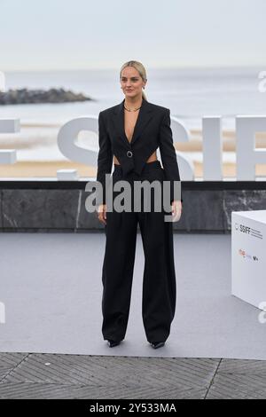 20 settembre 2024, Madrid, Madrid, Spagna: Noemie Merlant ha partecipato a 'Emmanuelle' Photocall durante la 72esima edizione del Festival Internazionale del Cinema di San Sebastian al Palazzo Kursaal il 20 settembre 2024 a Donostia / San Sebastian, SpainDonostia / San Sebastian. Spagna. 20240920, (Credit Image: © Jack Abuin/ZUMA Press Wire) SOLO PER USO EDITORIALE! Non per USO commerciale! Foto Stock