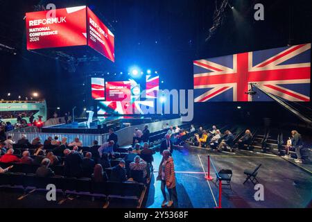 20 settembre 2024, Birmingham, Regno Unito. Reform UK Conference 2024. Pulse Live NEC Birmingham. Foto: Garyroberts/worldwidefeatures.com credito: GaryRobertsphotography/Alamy Live News Foto Stock