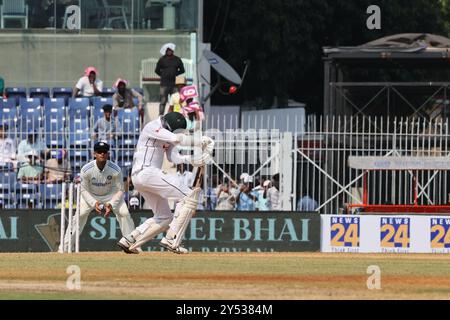 20 settembre 2024, M A Chidambaram Stadium, Tamil Nadu, INDIA: Bangladesh Tour of India 2024:.1st test - 2nd Day. India V Bangladesh :. In azione Rana (Credit Image: © Seshadri Sukumar/ZUMA Press Wire) SOLO PER USO EDITORIALE! Non per USO commerciale! Foto Stock