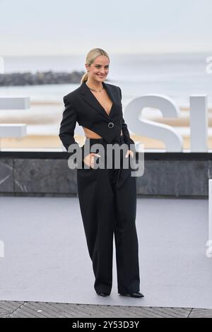 San Sebastian, 20 settembre 2024, Noemie Merlant ha partecipato a 'Emmanuelle' Photocall durante il 72° Festival Internazionale del Cinema di San Sebastian al Palazzo Kursaal il 20 settembre 2024 a Donostia / San Sebastian, SpainDonostia / San Sebastian. Spagna. 20240920,. Foto Stock