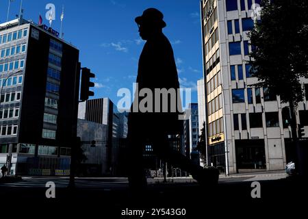Oslo, Norvegia. 10 settembre 2024. Vista della strada di Oslo, Norvegia. Credito: SOPA Images Limited/Alamy Live News Foto Stock