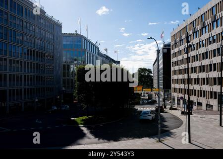 Oslo, Norvegia. 10 settembre 2024. Vista della strada di Oslo, Norvegia. (Foto di Mateusz Slodkowski/SOPA Images/Sipa USA) credito: SIPA USA/Alamy Live News Foto Stock