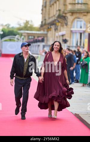 20 settembre 2024, Donostia / San Sebastian, Euskadi, Spagna: Karla Sofia Gascon, Jacques Audiard ha partecipato al Red Carpet 'Emilia Perez' durante il 72° Festival Internazionale del Cinema di San Sebastian al Victoria Eugenia Theatre il 20 settembre 2024 a Donostia / San Sebastian, Spagna (immagine di credito: © Jack Abuin/ZUMA Press Wire) SOLO USO EDITORIALE! Non per USO commerciale! Foto Stock