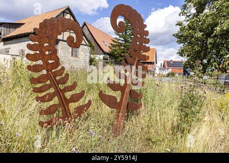 Immagini impressioni da Schielo nella città di Harz Harzgerode Foto Stock