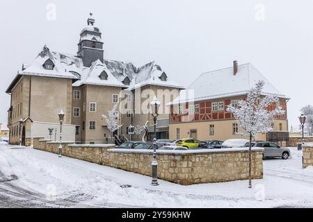 Impressioni da Ballenstedt sulle montagne Harz Foto Stock