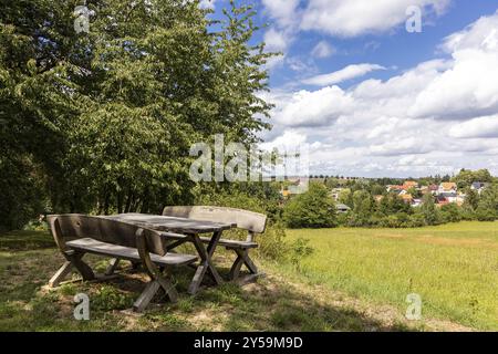 Immagini impressioni da Schielo nella città di Harz Harzgerode Foto Stock