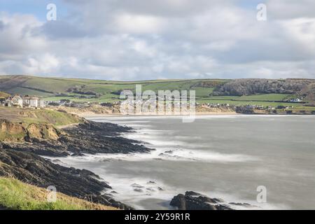 Croyde Beach, Devon, Inghilterra, Regno Unito, Europa Foto Stock