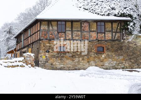 Impressioni da Ballenstedt sulle montagne Harz Foto Stock