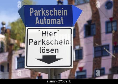 Foto della capitale della Sassonia-Anhalt Magdeburg an der Elbe Foto Stock