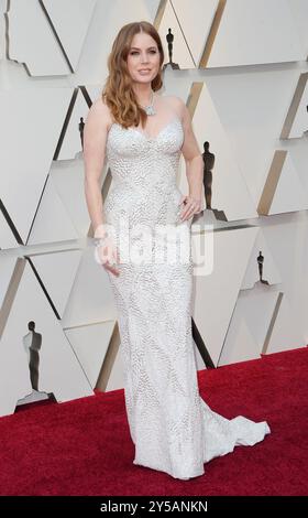 Amy Adams a 91º annuale di Academy Awards tenutosi a Hollywood e Highland a Los Angeles, Stati Uniti d'America il 24 febbraio 2019. Foto Stock