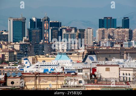 Centro affari di Napoli, Italia Foto Stock