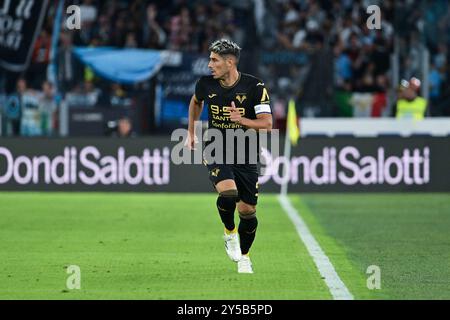 Marco Davide Faraoni dell'Hellas Verona in azione durante la partita di serie A tra SS Lazio e Hellas Verona FC allo Stadio Olimpico Roma Italia il 17 settembre Foto Stock