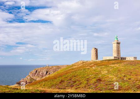 PHARE du Cap Fréhel, Cap Fréhel, Plévenon, Côtes-d'Armor, Francia Foto Stock