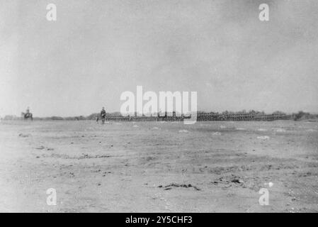 WWI 1916 North West Frontier, India britannica. Truppe in manovra Foto Stock