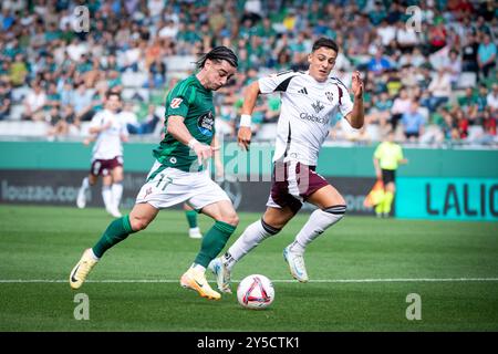 Ferrol, Spagna. 21 settembre 2024. Lega Hypermotion. 6° giorno. ferrol vs Albacete. Credito: Ismael Mijan Foto Stock