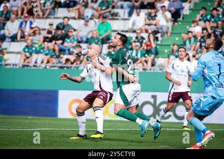 Ferrol, Spagna. 21 settembre 2024. Lega Hypermotion. 6° giorno. ferrol vs Albacete. Credito: Ismael Mijan Foto Stock