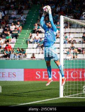 Ferrol, Spagna. 21 settembre 2024. Lega Hypermotion. 6° giorno. ferrol vs Albacete. Credito: Ismael Mijan Foto Stock