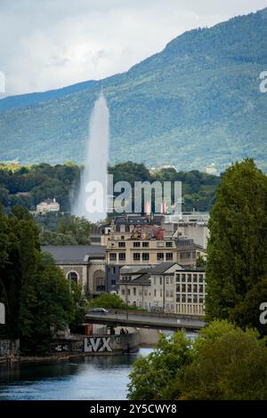 La città vecchia di Ginevra in Svizzera Foto Stock