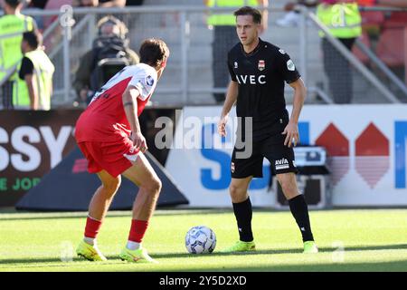 Utrecht, Paesi Bassi. 21 settembre 2024. UTRECHT, PAESI BASSI - 21 SETTEMBRE: Ringo Meerveld di Willem II durante la partita olandese Eredivisie tra Utrecht e Willem II a Galgenwaard il 21 settembre 2024 a Utrecht, Paesi Bassi. (Foto di Peter Lous/Orange Pictures) credito: dpa/Alamy Live News Foto Stock