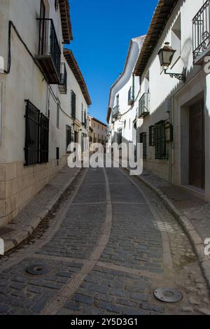 Nel centro storico di Chinchón Foto Stock