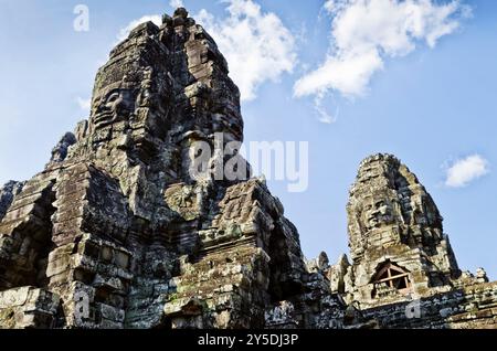 Ankgor wat, famoso tempio buddista di rovine, vicino al siem Reap cambogia Foto Stock