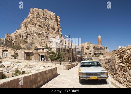 Villaggio di Shibam vicino a sanaa nello yemen Foto Stock