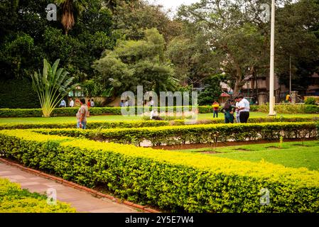 Bengaluru Karnataka India 9 settembre 2024 interni ed esterni di architettura del Palazzo estivo del Sultano Tipu a Bengaluru Karnataka Foto Stock