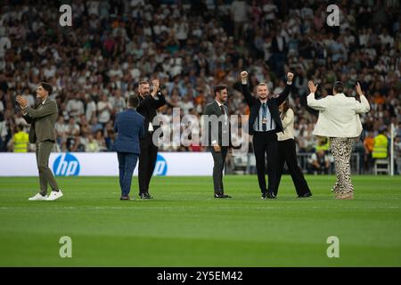 Partita di calcio spagnola la Liga EA Sports Real Madrid vs Espanyol allo stadio Santiago Bernabeu di Madrid, Spagna. 21 settembre 2024. 900/Cordon Press Credit: CORDON PRESS/Alamy Live News Foto Stock