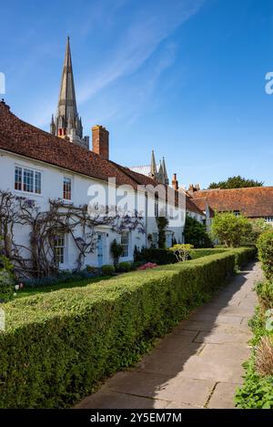 Vicars' Close, Chichester, West Sussex, Regno Unito Foto Stock