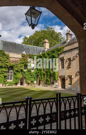 The Front Quad, Lincoln College, Oxford, Regno Unito Foto Stock