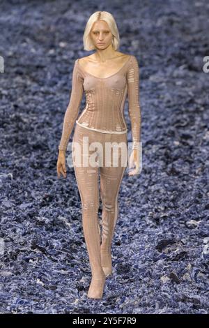 Milano, Italia. 21 settembre 2024. DIESEL Runway Primavera/Estate 2025 durante la Milano Fashion Week del 2024 settembre - Milano, Italia 21/09/2024 credito: dpa/Alamy Live News Foto Stock