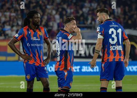 Basilea, Svizzera. 21 settembre 2024. Basilea, Svizzera, 21 settembre 2024: Xherdan Shaqiri (10 Basilea) durante la partita di calcio di Super League tra FC Basel 1893 e FC Zurigo al St. Jakob Park di Basilea, Svizzera. Philipp Kresnik (Philipp Kresnik/SPP) credito: SPP Sport Press Photo. /Alamy Live News Foto Stock