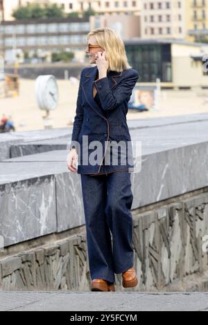 Cate Blanchett ha partecipato a "Rumours" Photocall durante il 72° Festival Internazionale del Cinema di San Sebastian al Palazzo Kursaal il 22 settembre 2024 a Donostia / San Sebastian, Spagna. Crediti: Album/Alamy Live News Foto Stock